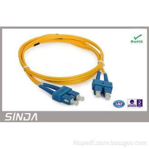 Fiber Optic SC Patch Cord With Corning Fiber 1M Flame Retar